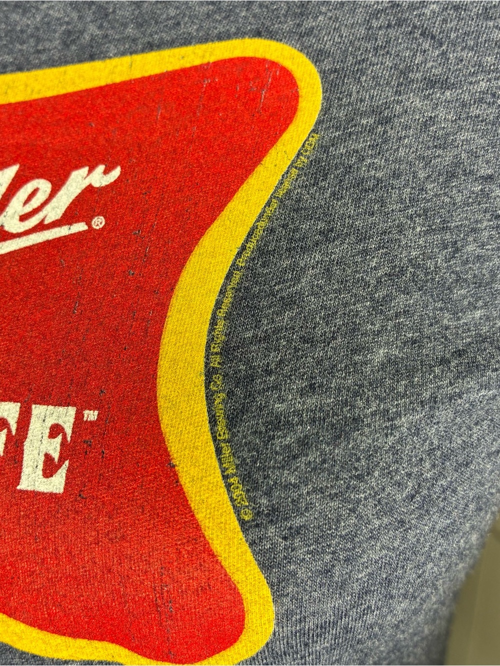 Y2K Miller High Life Vintage Baby Ringer Tee Size Small - Picture 4 of 6